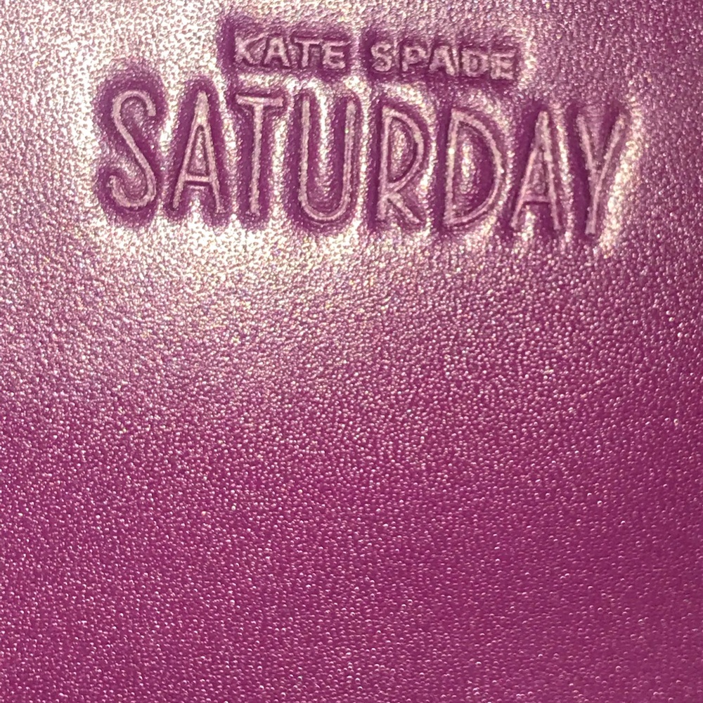 Kate Spade Saturday suede/leather removable straps pocket book